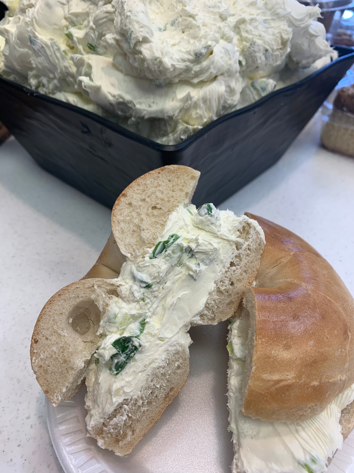 Scallion Cream Cheese Tub 8oz